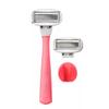 Flamingo 5-Blade Women's Razor - 1 Razor Handle + 2 Razor Blade Refills - Rose view 2