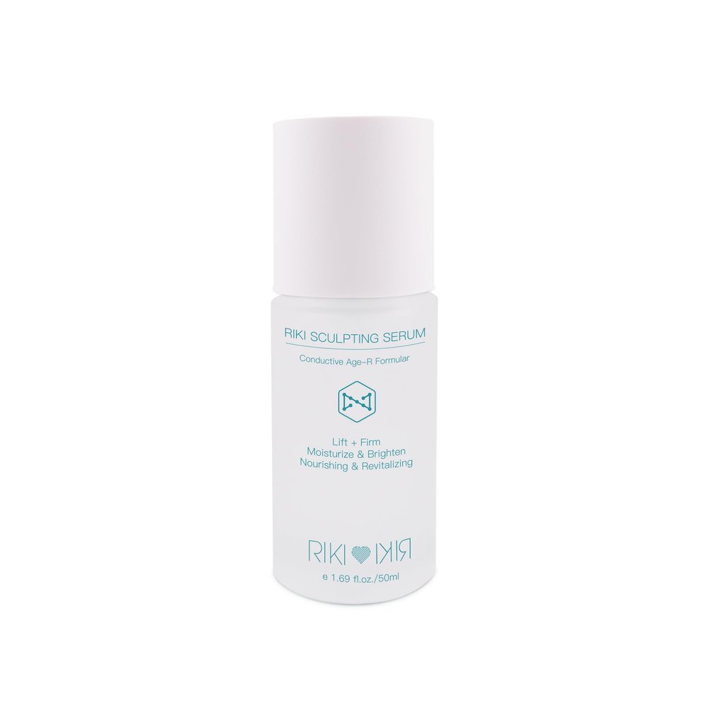RIKI Sculpting Serum - Conductive Age-R Formula for Lift Firm Moisturize & Brighten Nourish Revitalize 1.69 fl oz