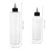 BELLIFFY 4pcs Squeeze Bottles with Measurement Marks and Pointed Nozzle, Refillable Hair Dye Applicator Bottles and Oil Dispenser Containers for Beauty and Kitchen Use, 250ml 500ml view 2