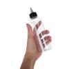 BELLIFFY 4pcs Squeeze Bottles with Measurement Marks and Pointed Nozzle, Refillable Hair Dye Applicator Bottles and Oil Dispenser Containers for Beauty and Kitchen Use, 250ml 500ml view 3