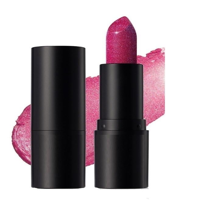 12-color explosive starry sky diamond lipstick carved fine glitter gloss lip balm(04)
