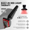 HAMINOS Derma Stamp 0.25 mm Red Light, Microcurrent, Vibration for Scalp & Skin, 4-in-1 Microneedling Stamp with 2 Needle Heads, USB-C Rechargeable view 2