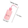 BATHVEVE 4pcs Leakproof Eyelash Cleaning Squeeze Bottles Portable Eyelashes Wash Bottles with Curved Nozzle for Grafting and Beauty Tool Set (2 Pink, 2 Blue) view 2