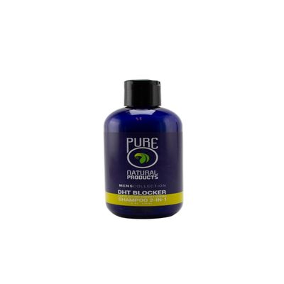 Pure Natural Products DHT Blocker 2-in-1 Exfoliating Conditioning Shampoo, Men's Collection, 8 oz