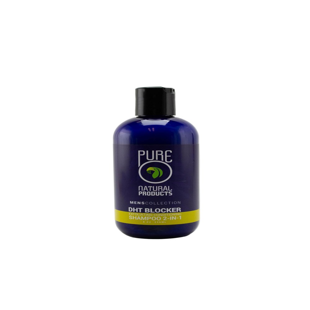 Pure Natural Products DHT Blocker 2-in-1 Exfoliating Conditioning Shampoo, Men's Collection, 8 oz