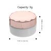 SILENRADAWN 12 Pcs Small 3g Plastic Refillable Cosmetic Jars with Lids for Cream Lotion Storage Travel Makeup Containers view 2