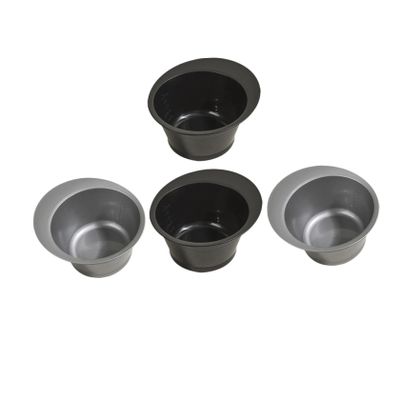 CATIEBYE Hair Salon Bowl 4 Pack PP Plastic Mixing Bowl for Dyeing Hair