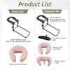 Cxgros Massage Headrest for Bed, Adjustable Massage Face Cradle at Home, Portable Massage Table Kit for Sleeping Mattress, Face Down Pillow After Eye Surgery (Pink Basic Set) view 3