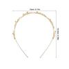 SOLUSTRE Rhinestone Leaf Headband Alloy Tiara Crown Women Goddess Hair Accessories Bridal Bridesmaid Wedding Hairband view 2