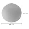 BCOATH 2pcs 15x Magnifying Makeup Mirrors with White Suction Cups, Waterproof Wall Mirrors for Bathroom and Travel Use view 2