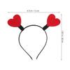FENICAL 2pcs Valentines Day Love Arrow Headband Red Heart Shape Hairband Cupid Arrow Hair Hoop Party Costume Accessories for Women view 2