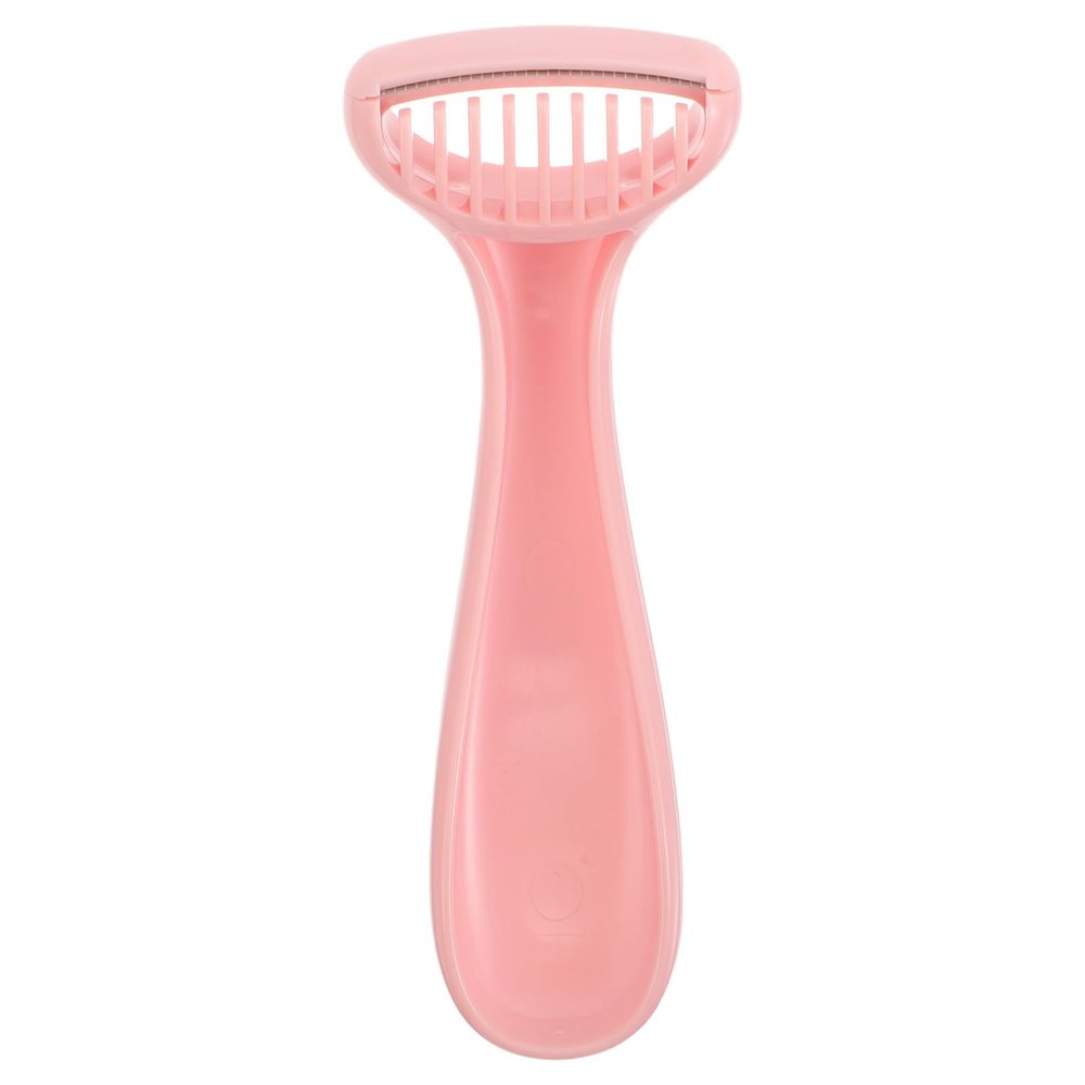 Hohopeti Facial Hair Removal Tool for Women Painless Electric Shaver Compact Travel Size Lip and Leg Hair Remover Portable in Peach Pink