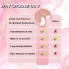 100 Pairs Professional Under Eye Pads Gel Lash Extensions, Premium Hydrogel Patch Gel Pad Beauty Makeup Tool for Under Eyes Eyelash Extension (Pink 50pcs) view 3