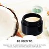 DECHOUS 10pcs 30g Glass Facial Cream Jars Refillable Makeup Sub Containers with Black Lids for Travel and Cosmetic Storage view 3