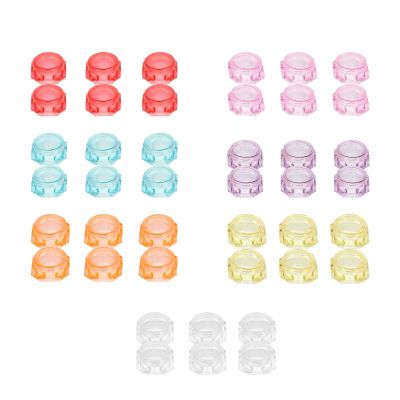 Gogogmee 40pcs 5ml Cosmetic Cream Jars with Mask Spoons Makeup Container Face Cream Pot for Travel and Sample Storage Random Color