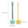 WESIEVYA 2pcs Silicone Sponge Body Scrub Brush Set with Massage Texture, Back Washer for Shower, Exfoliating Bath Brush for Gentle Skin Cleansing and Relaxation view 2