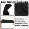 2 PCS Elastic Dreadlock Cap, Wide Stretchable Loc Cap for Men Women, Silky Loc Sock to Protect Hair view 4