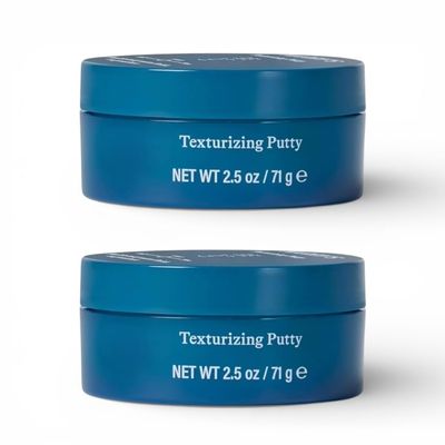 Men's Hair Texturizing Putty, Medium Hold with Matte Finish, 2.5 oz (Pack of 2)