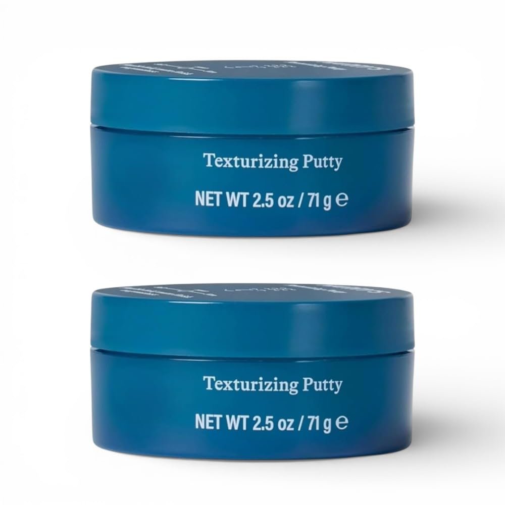 Men's Hair Texturizing Putty, Medium Hold with Matte Finish, 2.5 oz (Pack of 2)