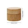 GRADENEVE Multipurpose 15g Cream Jar Set 2pcs Refillable Cosmetics Storage Containers for Travel and Makeup Sub Packaging view 2