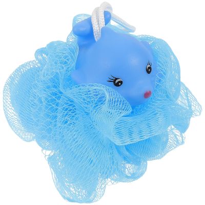 LALADEFIEE Animal Shaped Bath Sponge Loofah Shower Scrubber for Soft Exfoliating Bath Ball Suitable for Travel
