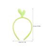 IMUSINICE 5pcs Green Bean Sprout Headbands Non-slip Skincare Hair Accessories for Yoga Spa Beauty Routines and Themed Events view 2