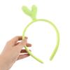 IMUSINICE 5pcs Green Bean Sprout Headbands Non-slip Skincare Hair Accessories for Yoga Spa Beauty Routines and Themed Events view 4