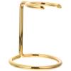 RUNROTOO Shaving Brush and Razor Stand Metal Holder Gold Color Barber Brush Rack Space-saving Stand for Mens Bathroom Counter Organizer view 1