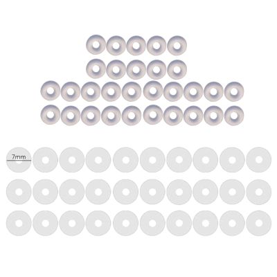 BANATU 60Pcs Silicone Healing Pull Piercing Discs for Piercing Bump 3/5/7/9mm Clear Disc Pads Earlobe Patches