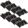 PLAFOPE 100pcs Disposable Non-woven Elastic Headbands for Face Washing Spa Skincare Head Wraps for Women Salon Beauty Use Black view 1