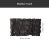 PLAFOPE 100pcs Disposable Non-woven Elastic Headbands for Face Washing Spa Skincare Head Wraps for Women Salon Beauty Use Black view 2