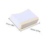 FOMIYES Arc-Shaped Makeup Remover Pads 160pcs, Comfortable Eyelash Cream Cleaning Cotton Pads with Adhesive Strip, Soft Eye Cosmetics Cleansing for Womens Daily Face Care view 2