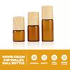 COOPHYA Glass Roller Bottles 1ml Brown Caps Set of 10 for Oils view 3