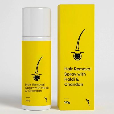 SS Haldi Chandan Hair Removal Cream Spray | Painless Body Hair Removal Spray (180 ml)
