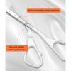 YUEHUINIAO Stainless Steel Eyebrow Trimmer Anti Scratch Eyebrow Grooming Set Cutter Scissors and Comb for Precise and Safe Shaping view 4