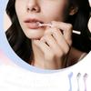6 Pcs Eyebrow Razor Mini Eyebrow Trimmer Facial Razor for Women Female Face Shaver Lip Hair Remover Eye Brow Razors for Women Makeup Face Care (Clear, Clear Purple, Light Blue) view 2