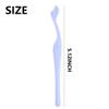 6 Pcs Eyebrow Razor Mini Eyebrow Trimmer Facial Razor for Women Female Face Shaver Lip Hair Remover Eye Brow Razors for Women Makeup Face Care (Clear, Clear Purple, Light Blue) view 4