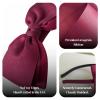 ClassExceed Burgundy Bow Headband for Girls 4-12 Burgundy Headband with Bow for School Uniform & Back to School Handmade Grosgrain Ribbon Side Bow for Christmas & Picture Day view 2