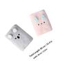 SOIMISS 2pcs Quick Dry Hair Wrap Towels Soft Coral Fleece Absorbent Bath Shower Towels for Women with Cartoon Bear Bunny Design, Pink and Grey view 2