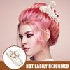 Beavorty 2pcs Heart Shaped Hair Claw Clips Brown Non-slip Mini Hair Jaw Clips for Styling Accessories for Women view 3