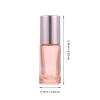 LIFKICH 6pcs 5ml Glass Roller Bottles Refillable Essential Oil Bottles with Rose Gold Roller Balls and Caps for Travel Perfume and Oil Storage view 2