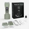 RAIZEL Electric Body Hair Trimmer for Men and Women, Waterproof Groin and Bikini Trimmer, Wet/Dry Cordless Shaver with USB Standing Charge Dock (Khaki) view 2