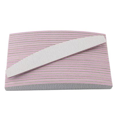 20Pcs Double Sided Lavender Nail Files 100 180 for Nail Extensions