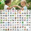 117PCS Soccer Ball Temporary Tattoos for Kids Teens, Football Match Trophy Sports Events Fake Tattoos Stickers, World Cup Soccer Party Favors School Trade Days Summer Camp Game Team Celebration view 2