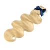 VQQSWAN Raw Bundles Human Hair Body Wave, Bleachable & Dyeable, No Shedding, No Tangles, 15A Raw Vietnamese Hair Bundles, 22Inch, 3X Longer Lifespan, 613 Bleach Blonde view 1
