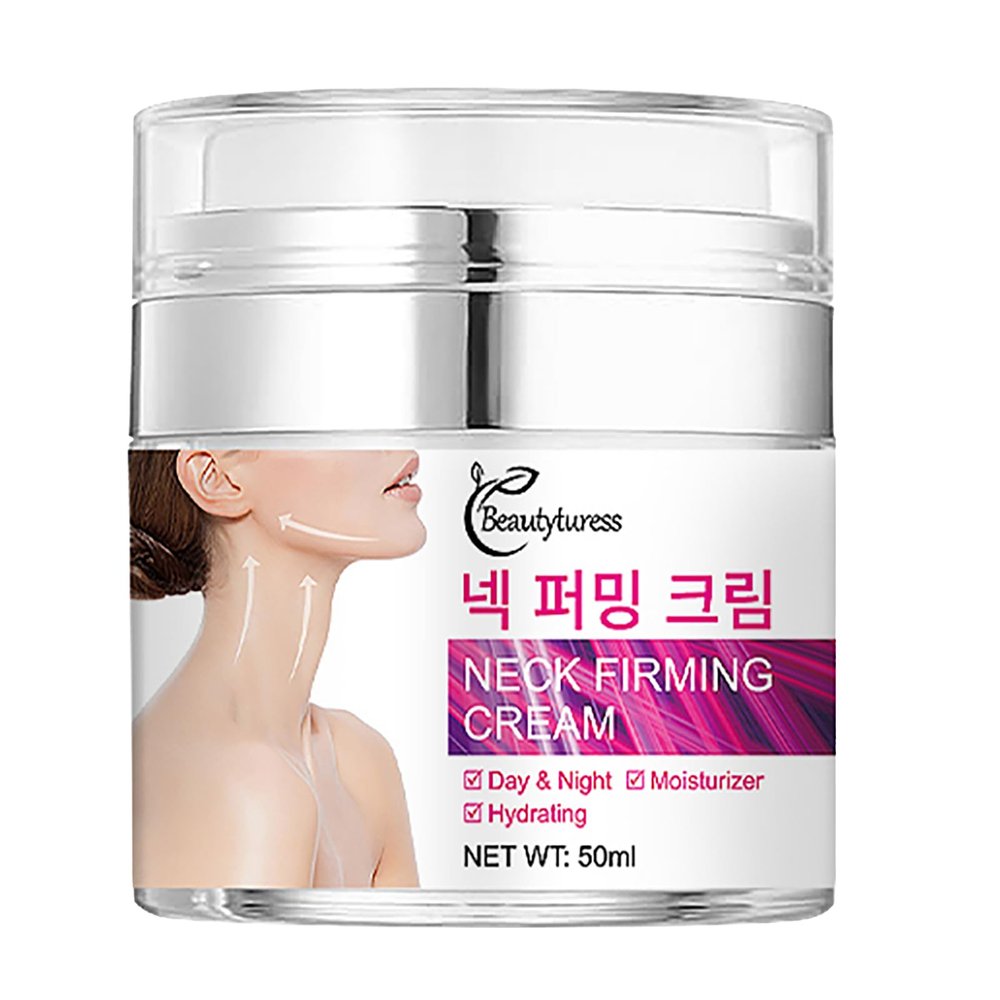 AESTHTANY Neck Firming Cream, Day & Night Moisturizer, Hydrating & Tightening Neck Cream for Smoother, Firmer Looking Skin