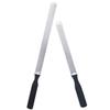 CLISPEED 2pcs Stainless Steel Non-Rust Nail Files for Thick Nails Double-Sided Metal Manicure Tools 13cm 18cm Black Files for Home and Salon Use view 1