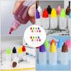 Beavorty 50pcs 10ml Translucent Squeezable Eye Dropper Bottles Portable Empty Liquid Containers for Travel and Daily Use Random Color view 3