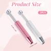 Skrfren 2 PCS Piercing Ball Grabber Tool for Changing Jewelry Diamond Claw Tweezers Jeweler Gem Pick Up Tool Anti Slip 4 Claw Earring Grabber Tools for Small Parts Pickup(Silver+Pink) view 2