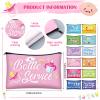 Cosblank 24 Pcs Labor and Delivery Nurse Appreciation Gifts 12 Makeup Bag 12 Retractable Badge Reels for Labor and Delivery Nurse Swaddle Specialist Obgyn Maternity Postpartum L&D Doctor Obgyn Gifts view 3